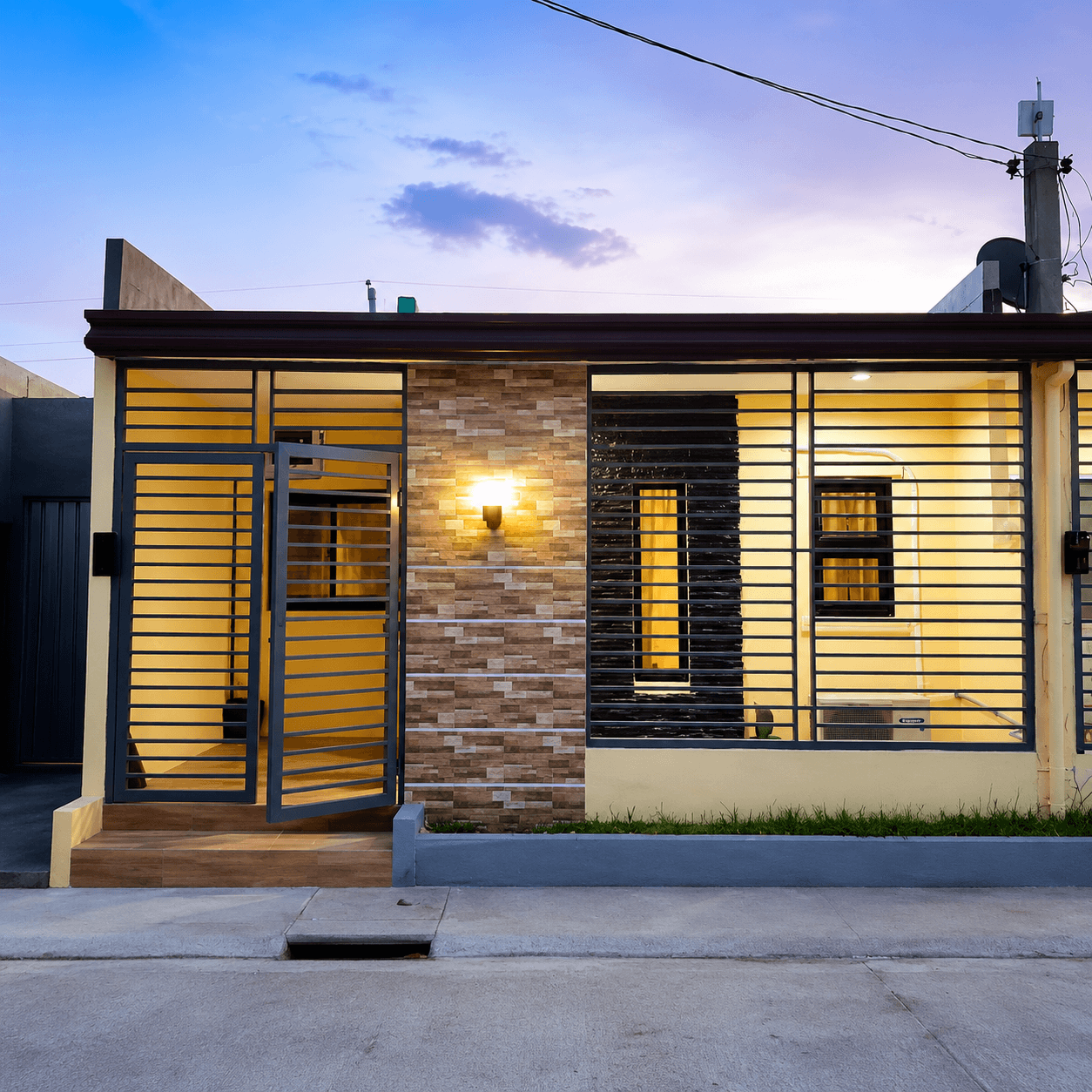 1 bedroom house for rent Gensan exterior gate